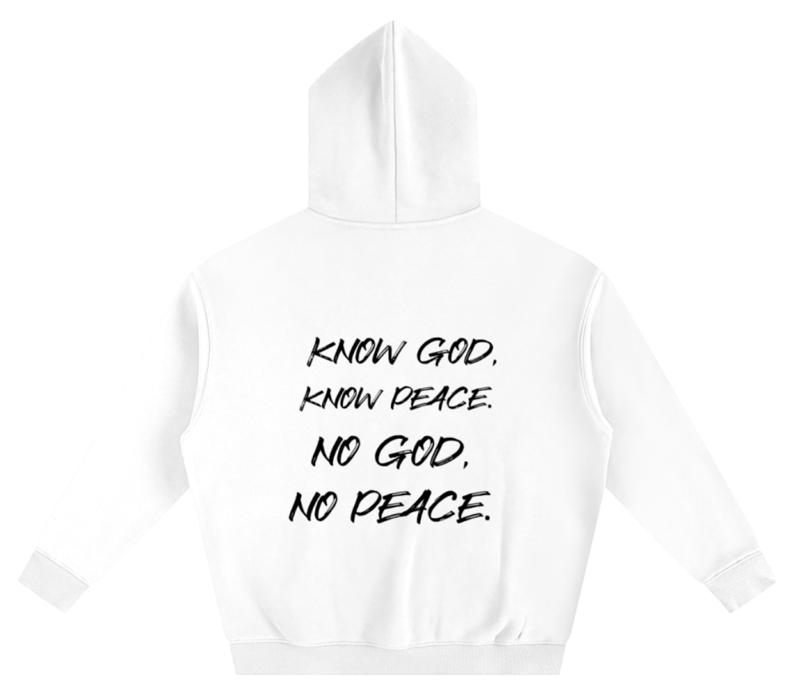 "BLESSED" BOX SWEATSHIRT - WHITE